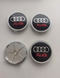 Capace Jante Audi 69mm/65mm, Set 4 Bucati, Plastic+Silicon