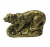 Statueta Feng Shui Tigru cu monede - 4,3cm, MODEL FS209(A)