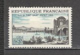 Franta.1966 700 ani podul Pont Saint Esprit SF.510, Nestampilat