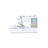 Masina de brodat Brother Innov-is M340ED, 135 modele broderie, 11 fonturi integrate, Wi-Fi, Port USB, Iluminare LED (Alb)