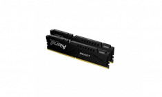 Memorie RAM Kingston, DIMM, DDR5, 32GB, 6000MHz, CL36, 1.35V, FURY Beast, Kit foto