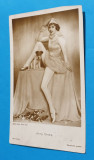 Carte Postala veche anii 1920 - foto imagine sexi cu Anny Ondra, Circulata, Sinaia, Printata