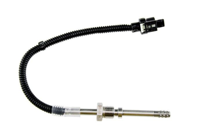 Senzor temperatura filtru particule Mercedes Slk 250cdi 2012-, in fata la filtru de particule diesel, NTY EGT-ME-026