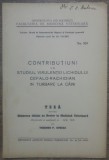 Studiul virulentei lichidului cefalo-rachidian in turbare la caini/ 1936, Alta editura