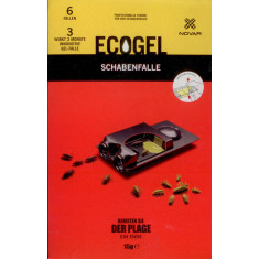 Set 6 piese capcana anti gandaci de bucatarie Ecogel, 15 g, gel