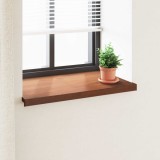 vidaXL Prag de fereastră Lemn brun 60 x 50 x 4,5 cm PVC 42046933
