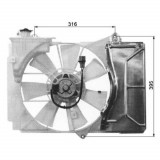 GMV radiator electroventilator Toyota Yaris (Xp10), 04.1999-2006 Motorizari 1, 0 I 16v 50kw Benzina, tip climatizare fara AC, cutie Manuala, dimensiu, Rapid