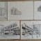 Cladiri si spatii urbane// desene in perspectiva, anii &#039;80