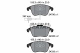TEXTAR 2470601 Q+ set placute frana,frana disc