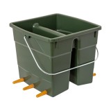 Găleată de alăptare pentru miei și iezi, cu 6&nbsp;tetine, 70&nbsp;mm, 10&nbsp;l