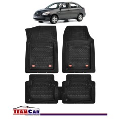 Covorase Auto TeamCar&reg; Hyundai Accent III (2006-2010) - Cauciuc Tip Tavita