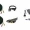 Kit accesorii sisteme de supraveghere, cablu sertizat + sursa + splitter + cablu HDMI - recomandat la 2 camere