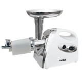 Cumpara ieftin Masina de tocat carne cu accesoriu rosii Voltz V51991A, 1400W, Reverse, Accesorii pentru sosuri si Kubbe, Alb