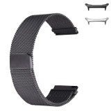 Curea metalica compatibila Samsung Galaxy Watch Ultra2, telescoape Quick Release, Milanese Loop, Negru