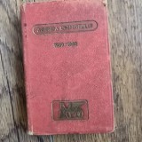 Agenda chimistului 1939/1941