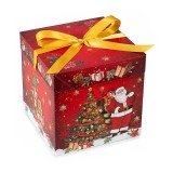 Cutie pentru cadouri Craciun carton multicolor cm 15 x 15 x 15 H