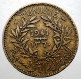 1.720 TUNISIA PROTECTORAT FRANCEZ 2 FRANCS FRANCI 1941
