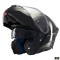 Casca modulabila pentru scuter - motocicleta MT Atom 2 SV A1 negru lucios (ochelari soare integrati) Pinlock Ready &ndash; tip viziera: MT-V-35 M (57/58cm)