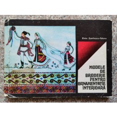 Modele De Broderie Pentru Ornamentatie Interioara - Elvira Zamfirescu-talianu , B475