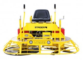 Stager SDB73-4 Slefuitor dublu pentru beton, motor Honda GX690 foto
