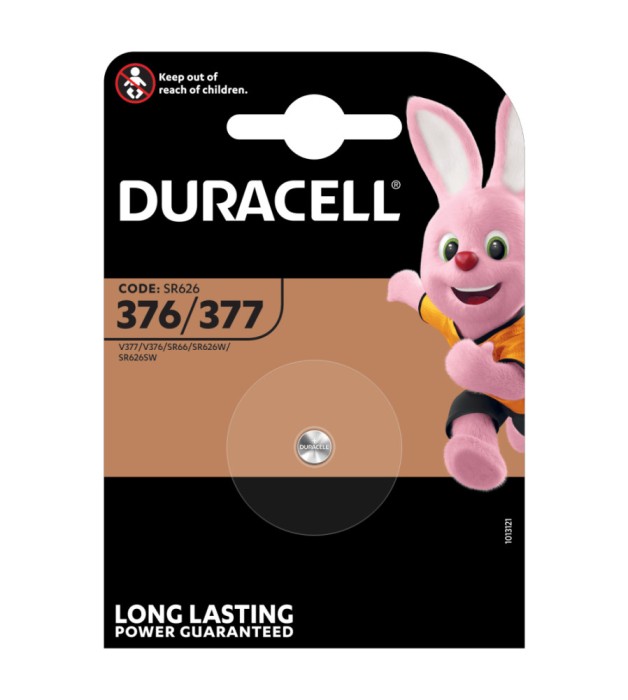 Duracell 377-376 / G4 / SR626SW baterie plata-Conținutul pachetului 1 Bucată