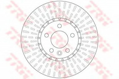 Disc frana VW TRANSPORTER VI platou / sasiu (SFD, SFE, SFL, SFZ) (2015 - 2016) TRW DF6499S foto