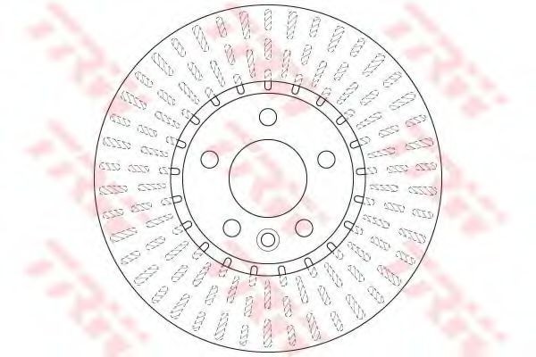 Disc frana VW TRANSPORTER VI platou / sasiu (SFD, SFE, SFL, SFZ) (2015 - 2016) TRW DF6499S