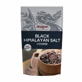 Sare neagra de Himalaya grunjoasa 250g, DS, Dragon Superfoods