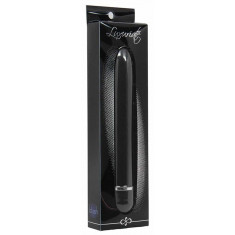 Rose - Vibrator clasic, negru, 17.5 cm