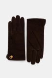 Gianni Chiarini mănuși din piele de căprioară culoarea maro, GN 11128 CM