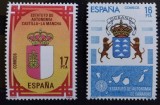 BC245, Spania 1984, lot 6 serii regiuni spaniole, insemne heraldice, autonomie (3 poze)