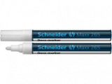 Marker cu creta lichida,varf rotund, model Schneider Maxx 265,6 culori