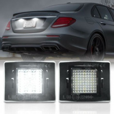 Lampi numar LED pentru Mercedes CLA, GL, GLS, GLA, M-Class, GLE W166, GLK, GLC, C-Class W204, Vito, V-Class W447, SLC, SLK, A-Class W176
