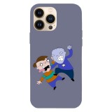 Husa compatibila cu Apple iPhone 15 Pro, Viceversa, model Wayne the best brother The Cramp Twins , Silicon, TPU, Transparent, Carcasa