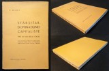 Rara 1934 SFARSITUL DOMINATIEI CAPITALISTE. SPRE UN NOU IDEAL SOCIAL &ndash; V Anghel. Istorie Politica Economie Sociologie. Criza Economica Morala. Remedii