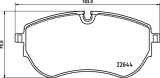 BREMBO P 85 173 PRIME LINE set placute frana,frana disc