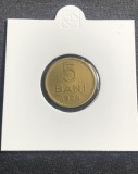 Moneda 5 Bani 1954 RPR, Cupru-Zinc-Nichel, KM#83.2, Numismatică Rom&acirc;nească