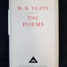 W.B. Yeats – The Poems, (col. Everyman's Library, lb. engleza)