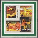 Guineea Bissau 2001 - Picturi de Gauguin, Colita, MNH, Nestampilat