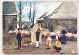 Bnk cp Franta - Grupul folcloric &#039;Les Enfants de l`Auvergne &quot; - necirculata, Printata