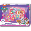 Puzzle Patrula catelusilor, doua fete, 50 piese Skye si Everest