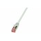 PATCH CORD S/FTP SPACER CAT6E cupru-aluminiu 0.5m alb SPPC-SFTP-CAT6-0.5M