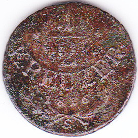 Ungaria Austria 1/2 krajczar 1816 S Szomolnok (Schmollnitz-Slovacia)