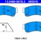 ATE 13.0460-5610.2 set placute frana,frana disc