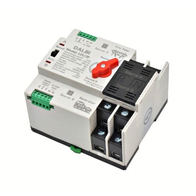 Comutator Automat de Transfer Generator Retea - ATS 2P - 230V AC 63A foto