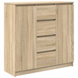 Cumpara ieftin Bufeta cu sertare Stejar Sonoma 100,5x35x98,5 cm Lemn prelucrat
