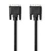 Cablu DVI-D 24+1 Pin Tata-Tata Nedis, 3m, Negru, Full HD 1080p, Conectori Nichelati