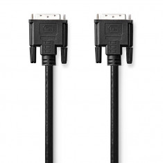 Cablu DVI-D 24+1-Pin tata - DVI-D 24+1-Pin tata 3m negru Nedis