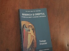 Pr.Prof. Liviu Stan, Biserica și Dreptul- Drept Canonic Ortodox. TEOLOGIA DREPTULUI