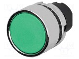 Comutator EAO 22mm acţionat prin apăsare Poz.i stab: 1 verde fără